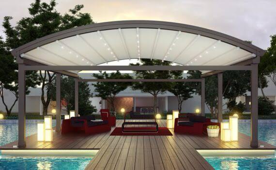 Hareketli Radiuslu Pergole Uygulama